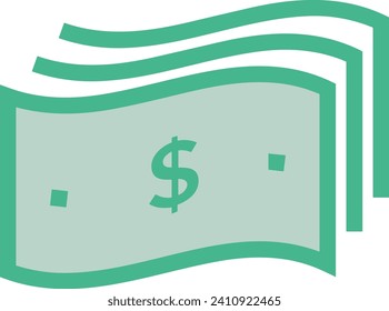 Money icon symbol vector image. Illustration of the dollar currency design image