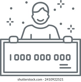 Geldsymbol, Vektorbild. Illustration des Designbildes der Dollar-Währung