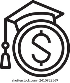 Money icon symbol vector image. Illustration of the dollar currency design image