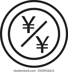 Money icon symbol vector image. Illustration of the dollar currency design image