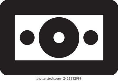 Money icon symbol vector image. Illustration of the dollar currency design image
