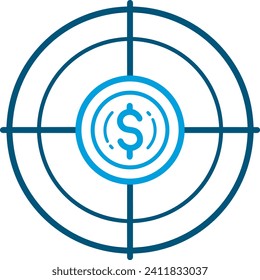 Money icon symbol vector image. Illustration of the dollar currency design image