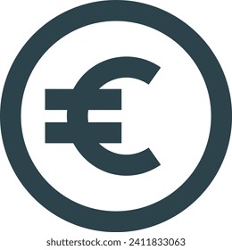 Geldsymbol, Vektorbild. Illustration des Designbildes der Dollar-Währung