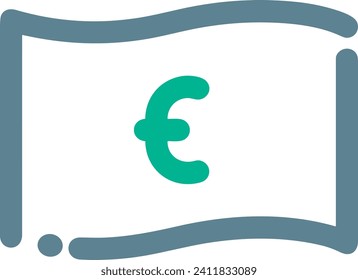 Money icon symbol vector image. Illustration of the dollar currency design image