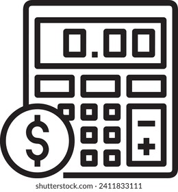 Money icon symbol vector image. Illustration of the dollar currency design image