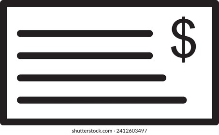 Geldsymbol, Vektorbild. Illustration des Designbildes der Dollar-Währung