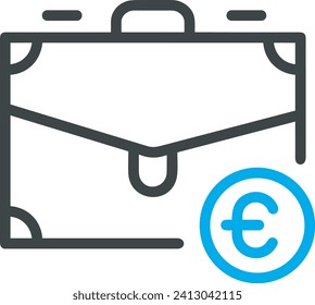 Geldsymbol, Vektorbild. Illustration des Designbildes der Dollar-Währung