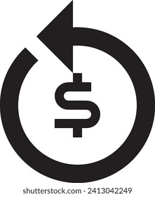 Money icon symbol vector image. Illustration of the dollar currency design image