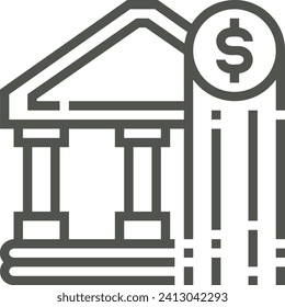 Imagen vectorial del símbolo del dinero. Ilustración de la imagen de diseño de moneda en dólares