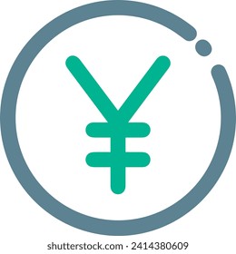 Money icon symbol vector image. Illustration of the currency design image