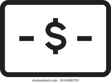 Geldsymbol, Vektorbild. Illustration des Devisendesign-Bildes