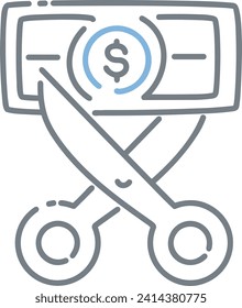 Money icon symbol vector image. Illustration of the currency design image