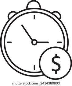 Money icon symbol vector image. Illustration of the currency design image