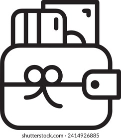 Money icon symbol vector image. Illustration of the currency design image
