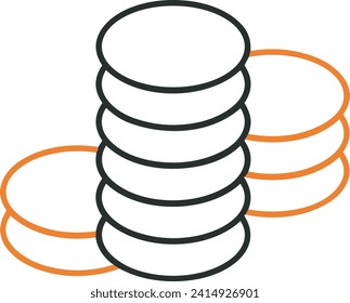 Money icon symbol vector image. Illustration of the currency design image