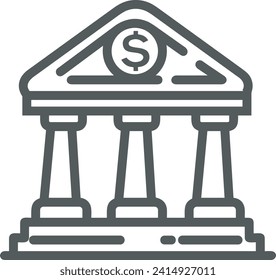 Imagen vectorial del símbolo del dinero. Ilustración de la imagen de diseño de moneda