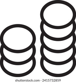 Money icon symbol vector image. Illustration of the currency design image