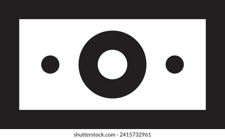 Money icon symbol vector image. Illustration of the currency design image