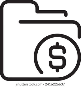 Imagen vectorial del símbolo del dinero. Ilustración de la imagen de diseño de moneda
