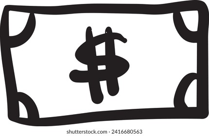 Money icon symbol vector image. Illustration of the currency design image