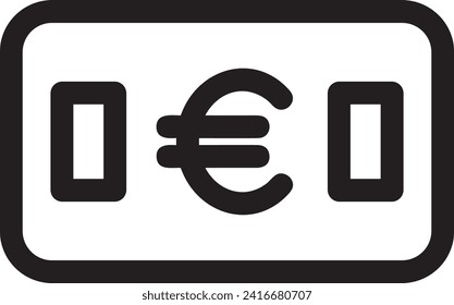 Imagen vectorial del símbolo del dinero. Ilustración de la imagen de diseño de moneda