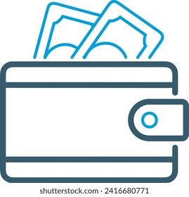 Money icon symbol vector image. Illustration of the currency design image