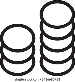 Geldsymbol, Vektorbild. Illustration des Devisendesign-Bildes