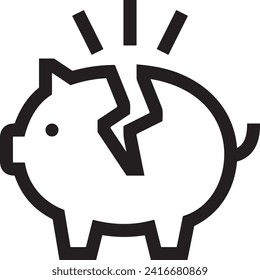 Imagen vectorial del símbolo del dinero. Ilustración de la imagen de diseño de moneda