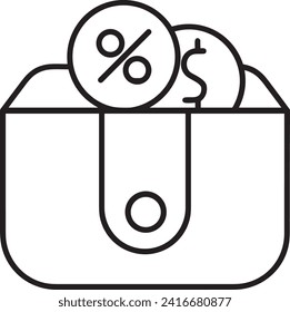 Imagen vectorial del símbolo del dinero. Ilustración de la imagen de diseño de moneda