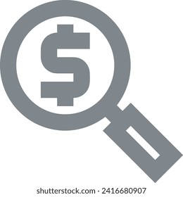 Imagen vectorial del símbolo del dinero. Ilustración de la imagen de diseño de moneda