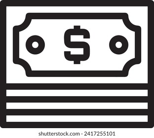 Money icon symbol vector image. Illustration of the currency design image
