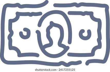 Money icon symbol vector image. Illustration of the currency design image