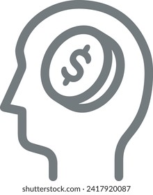 Money icon symbol vector image. Illustration of the currency design image