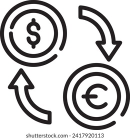 Money icon symbol vector image. Illustration of the currency design image