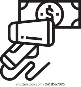 Money icon symbol vector image. Illustration of the currency design image
