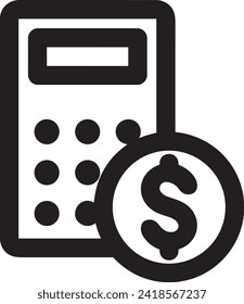 Imagen vectorial del símbolo del dinero. Ilustración de la imagen de diseño de moneda