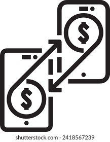 Money icon symbol vector image. Illustration of the currency design image