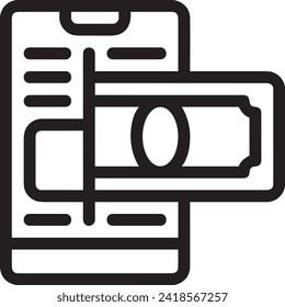 Money icon symbol vector image. Illustration of the currency design image