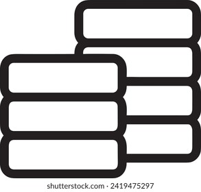 Imagen vectorial del símbolo del dinero. Ilustración de la imagen de diseño de moneda