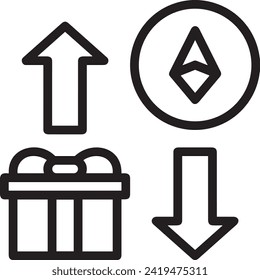 Geldsymbol, Vektorbild. Illustration des Devisendesign-Bildes
