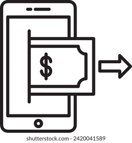 Imagen vectorial del símbolo del dinero. Ilustración de la imagen de diseño de moneda