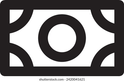 Money icon symbol vector image. Illustration of the currency design image