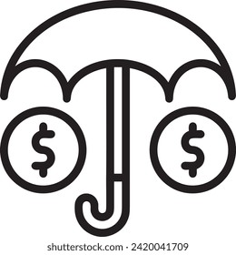 Money icon symbol vector image. Illustration of the currency design image