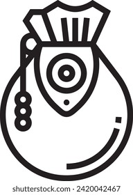 Money icon symbol vector image. Illustration of the currency design image