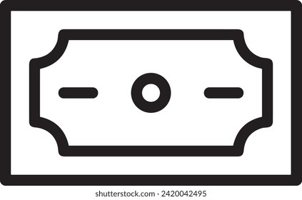 Money icon symbol vector image. Illustration of the currency design image