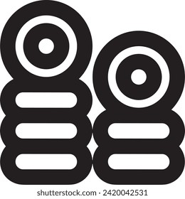 Money icon symbol vector image. Illustration of the currency design image