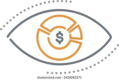 Money icon symbol vector image. Illustration of the currency design image