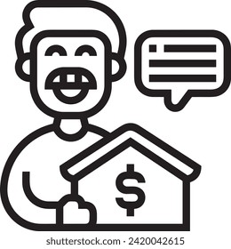 Money icon symbol vector image. Illustration of the currency design image