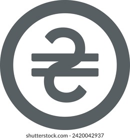 Geldsymbol, Vektorbild. Illustration des Devisendesign-Bildes