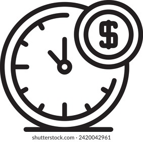 Money icon symbol vector image. Illustration of the currency design image